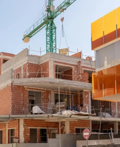Residential building under construction in the UAE